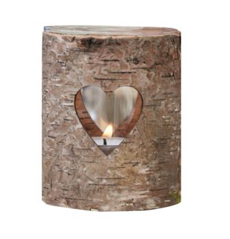 Personalised Birch Bark Vase / Candle Holder, 2 of 4