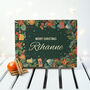 Personalised Floral Christmas Tea Box, thumbnail 1 of 6