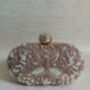 Peacock Oval Pink Clutch, thumbnail 3 of 12
