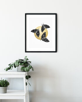 Luna Moth Art Print | A4, 2 of 2