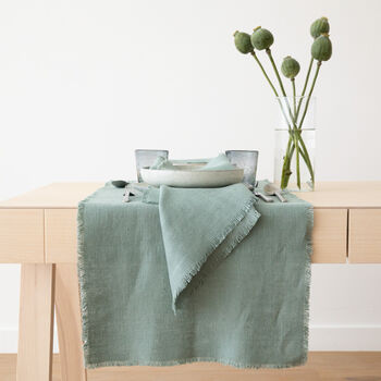 Rustic Style Natural Linen Placemat, 6 of 8