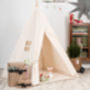 Natural Cotton Canvas Teepee, thumbnail 1 of 5