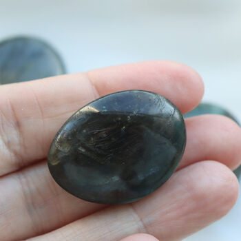 Labradorite Pocket Crystal With Gift Bag And Info Card, 6 of 7