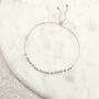 Sterling Silver 18th Birthday 18 Beads Slider Bracelet, thumbnail 5 of 6