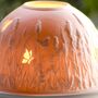 Lavender And Bee Tealight Holder With Cutouts, thumbnail 3 of 9
