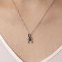 Black Scorpion Silver Necklace Personalised Birthday Gift, thumbnail 2 of 5