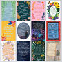 Set Of Twelve Classic Book Quote Postcards, thumbnail 1 of 2