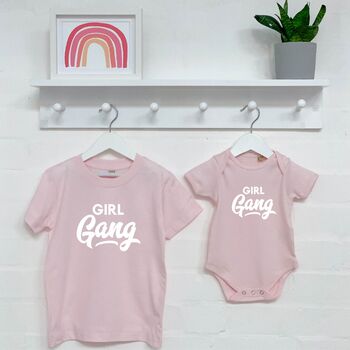 Girl Gang Matching Sisters T Shirts, 2 of 4