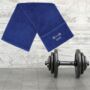 Personalised Embroidered Gym Towel With Zipped Pocket, thumbnail 4 of 4