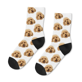 Personalised Dog Photo Kids Socks, 2 of 2