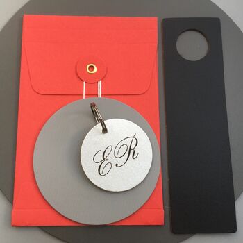 Leather Gift Set: Bookmark, Keyring And Coaster, 8 of 12