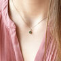 Dainty Birthstone Star Necklace, thumbnail 2 of 9
