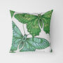 Green Butterflies Water Resistant Outdoor Cushion, thumbnail 3 of 3