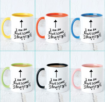 'I Am An Awesome Aunty' Mug, 3 of 7