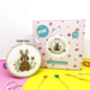 Cute Bunny Mini Cross Stitch Kit, thumbnail 2 of 3
