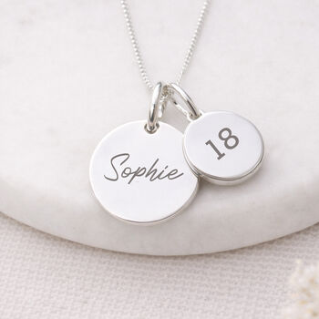 Personalised Sterling Silver And Gold Daisy Wreath Pendant Necklace, 6 of 10