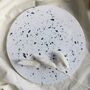 Handmade Round Midi Tray In Beige Marble Or Terrazzo, thumbnail 1 of 4