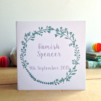 Personalised New Baby Card, 7 of 9