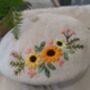 Cream Classic Beret Hat, thumbnail 4 of 5