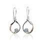 Elegant Rainbow Moonstone Earrings, thumbnail 4 of 6