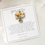 Get Well Soon Gift Enamel Pin Card – Everlasting Flower Bouquet Pin With Poem – Thinking Of You / Speedy Recovery Gift, thumbnail 3 of 12
