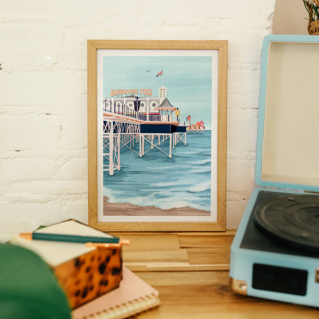 Brighton Art Print By Simply,Katy