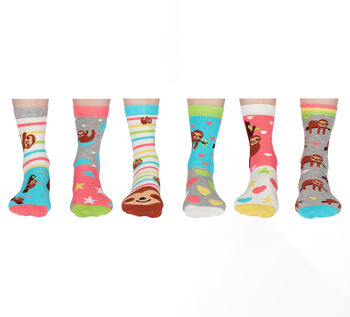United Oddsocks Sloth It Ladies Gift Set, 2 of 3