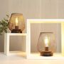 Set Of Two LED Table Lamps Vintage Battery Powered, thumbnail 1 of 4