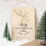 Personalised Christmas Card, Wooden Christmas Card, thumbnail 7 of 9