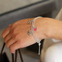 Personalised Sterling Silver Heart Charm Bracelet, thumbnail 3 of 10
