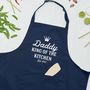 Personalised King Of The Kitchen Cooking Apron, thumbnail 1 of 3