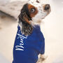 Personalised Dog Fleece In Royal Blue, thumbnail 1 of 4