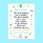 Personalised Dad Grandad Verse Card, thumbnail 7 of 8