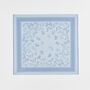 Blue Butterfly Jacquard Square Scarf, thumbnail 3 of 5