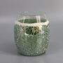 G Decor Three Piece Corfu Mosaic Emerald Bathroom Set, thumbnail 3 of 4