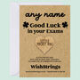 Personalised Pocket Hug – Good Luck In Your Exams, thumbnail 2 of 6