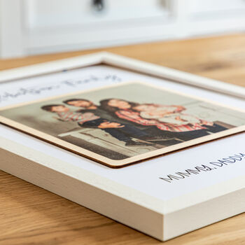 Personalised Wood Photo Framed Print Gift, 5 of 7