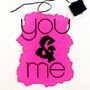'You And Me' Modern Cross Stitch Mini Kit, thumbnail 2 of 5