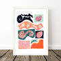 Shell Collection Abstract Print, thumbnail 4 of 7