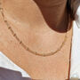 18k Gold Vermeil Plated Double Chain Necklace, thumbnail 1 of 5