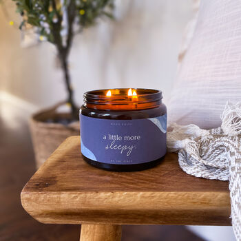 More Sleepy Essential Oil Aromatherapy Wax Melt/Candle, 3 of 3