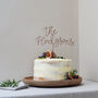 Surname Wire Wedding Cake Topper, thumbnail 1 of 8