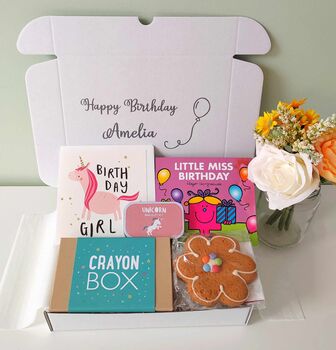 Birthday Girl Unicorn Gift Set For A Little Girl, 2 of 12