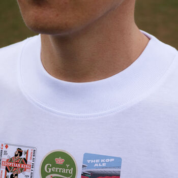 Liverpool Beer Mats Oversized T Shirt, 10 of 10