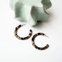 Karamell Slim Hoop Earrings, thumbnail 1 of 6