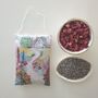 Lavender Sachet With Cottage Garden Print, Decorative Gift For Garden Loving Friends, thumbnail 6 of 9