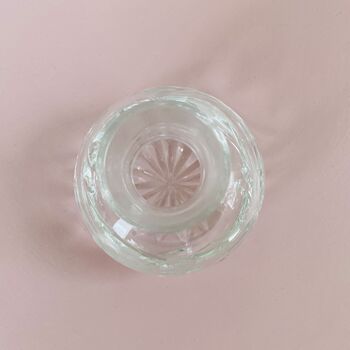 Vintage Decorative Cut Glass Crystal Perfume Bottle ~ 28, 4 of 9