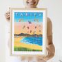 Tarifa Kite Surfers, Spain Travel Print, thumbnail 1 of 8