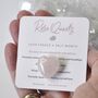Rose Quartz Crystal Pocket Heart, thumbnail 1 of 4