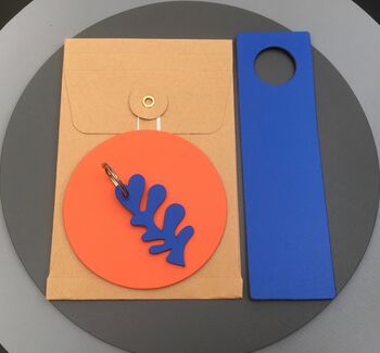 Letterbox Gift Set: Keyring, Bookmark And Coaster, 9 of 9